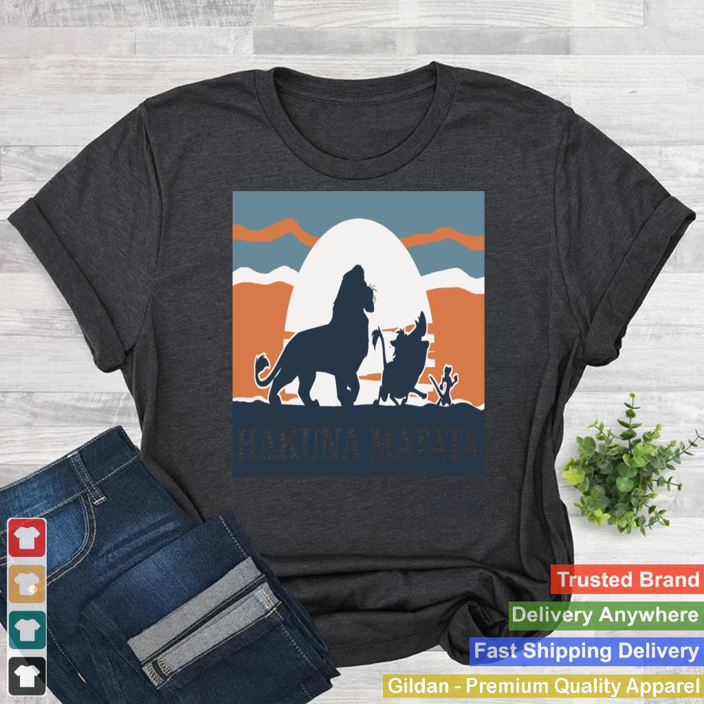 Disney Lion King Retro Hakuna Matata Trio Silhouette