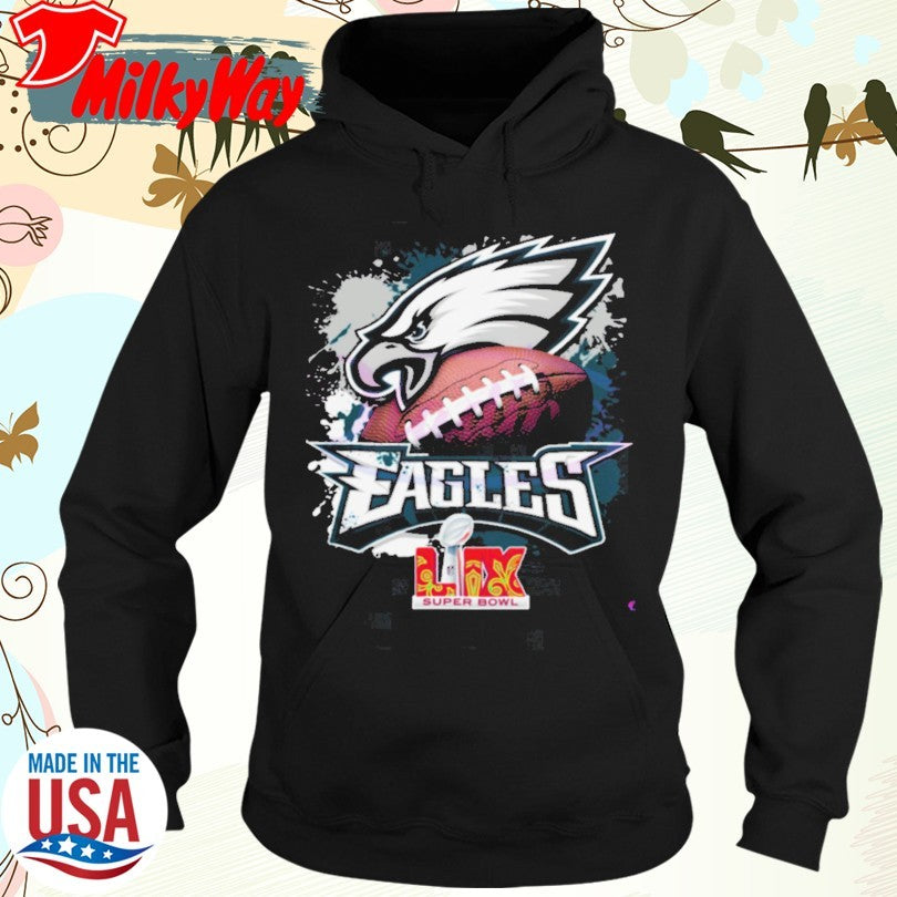 Official Eagles Football Logo Super Bowl Lix shirt