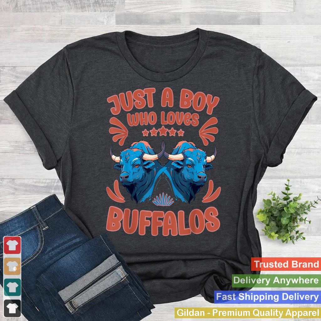 Just A Boy Who Loves Buffalos  Kids Buffalo