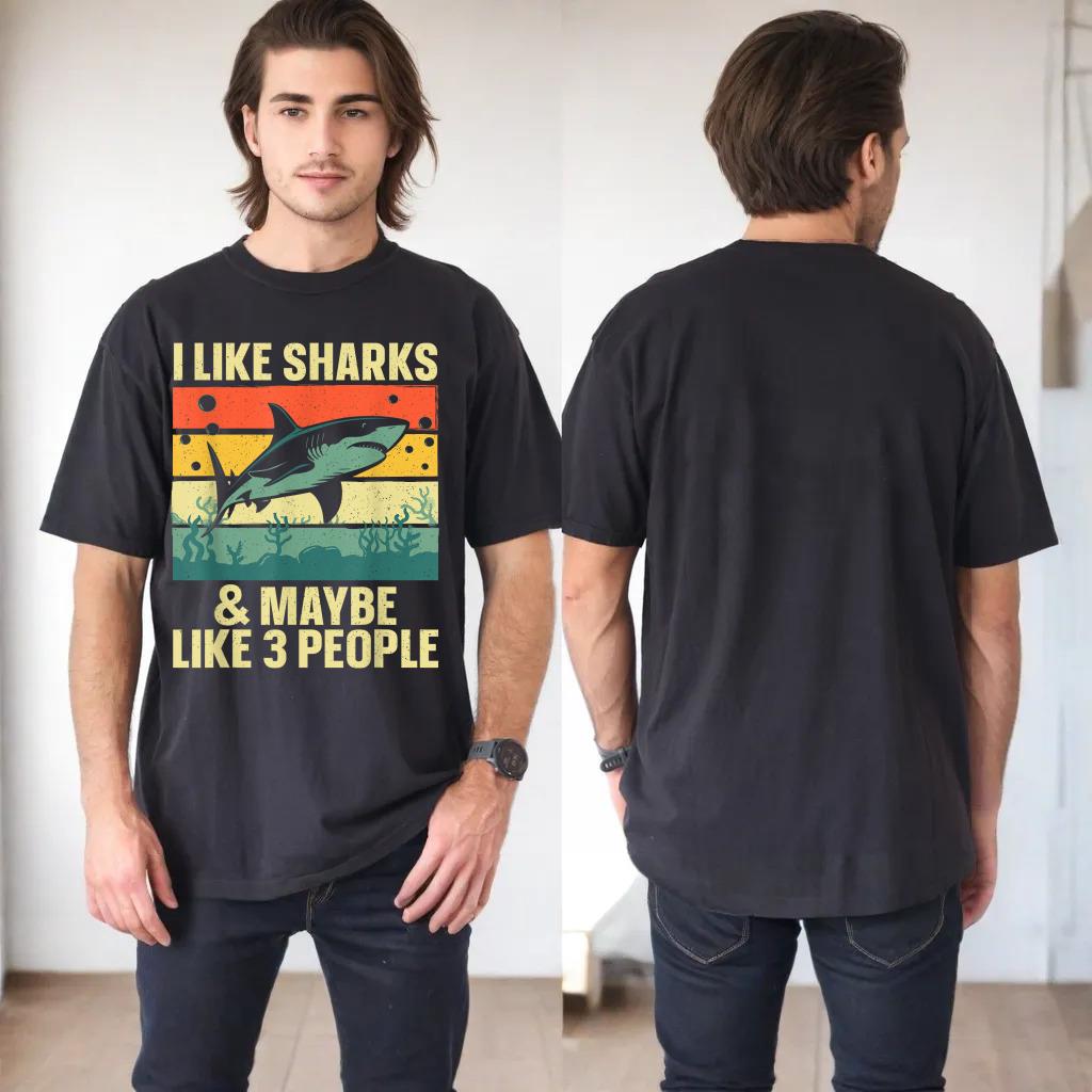 Funny Shark Design For Men Women Boys Girls Kids Shark Lover