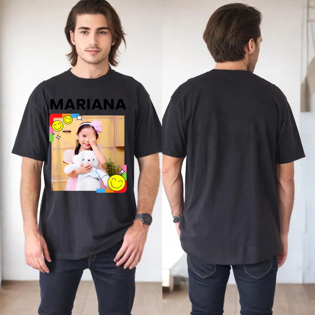 Custom Parent Photo T-Shirt for Men, Women and Kids - Customize with Your Child's Photo