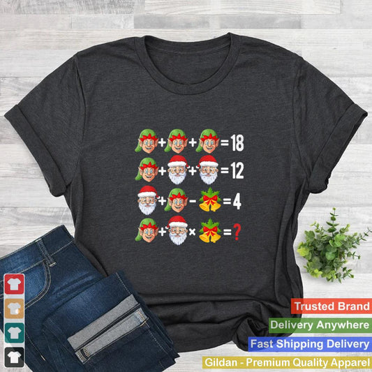 2021 Christmas Order of Operations Quiz Math Teacher xmas T Shirt 2