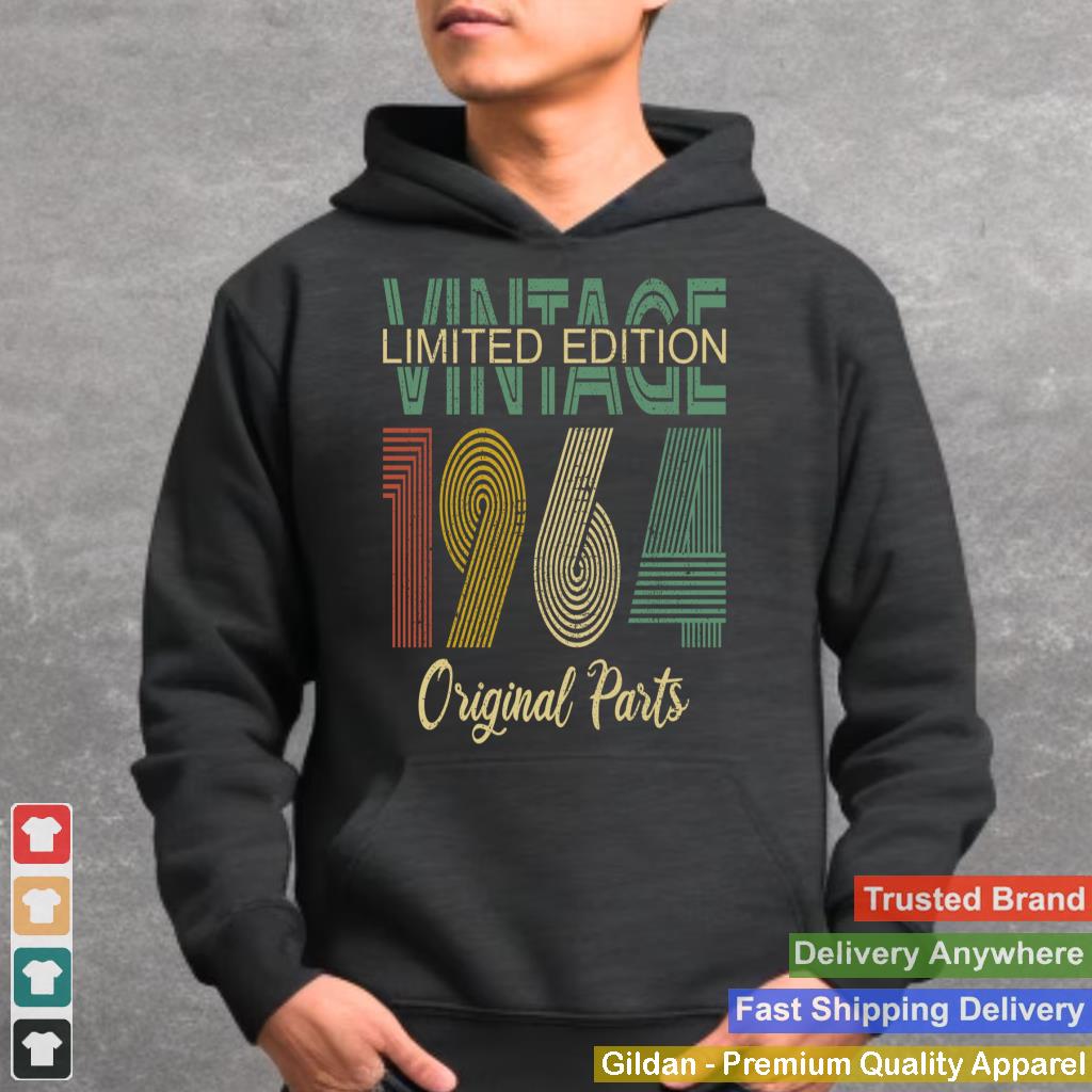 Vintage 1964 Men Women Born in 1964 Birthday Sweatshirt