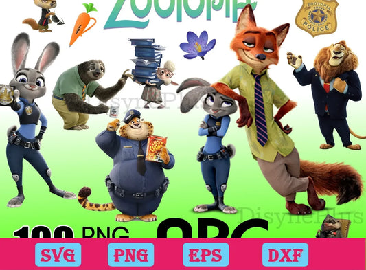 100 Zootopia Png Bundle