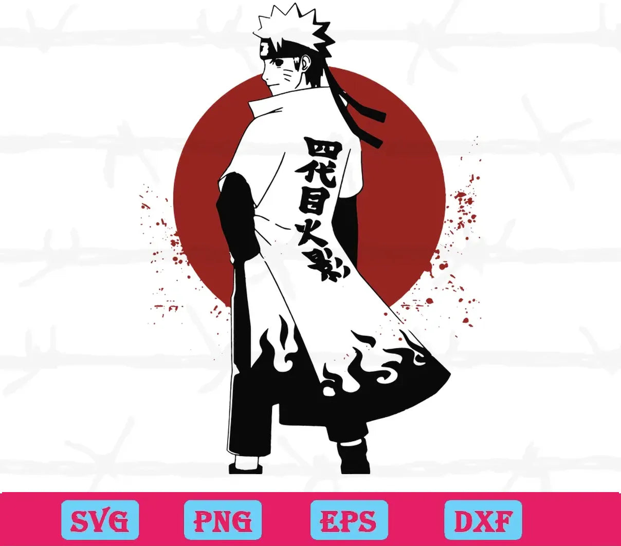 Uzumaki Naruto Svg File, Anime Svg