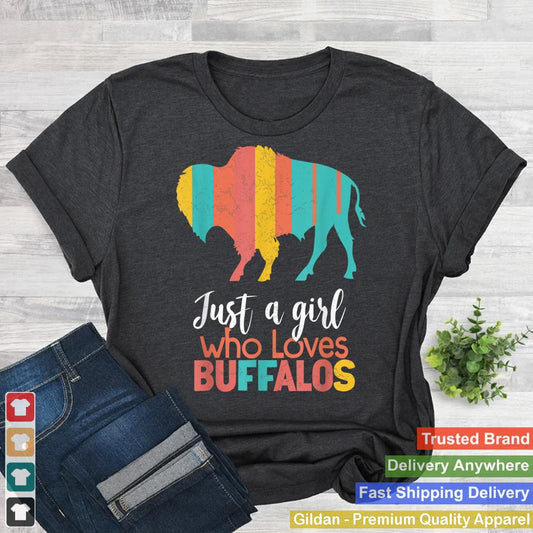 Just A Girl Who Loves Buffalos Animal Bison Buffalo Lover_6