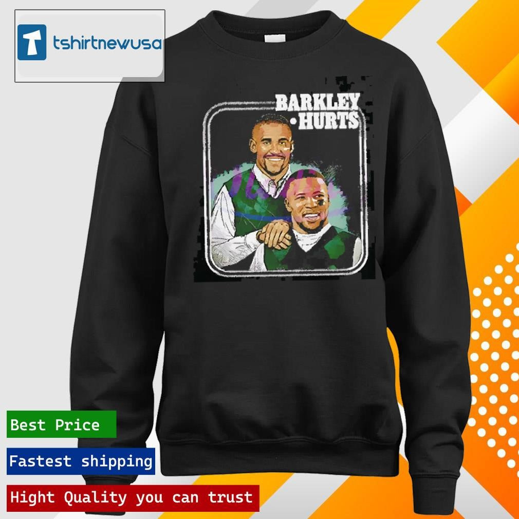 Top Jalen Hurts And Saquon Barkley Eagles Step Brothers Philadelphia Eagles 2025 T Shirt