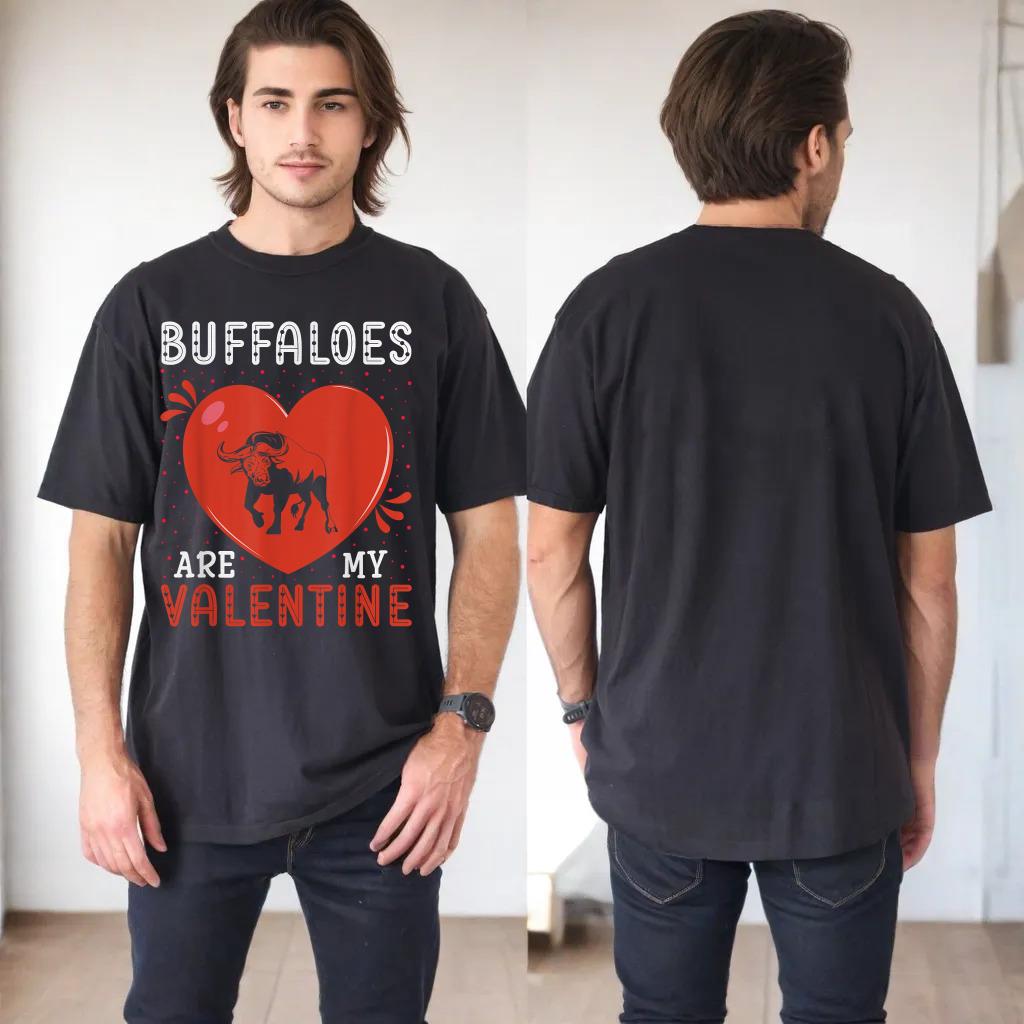 Heart Buffaloes Are My Valentine's Day Buffalo Lover