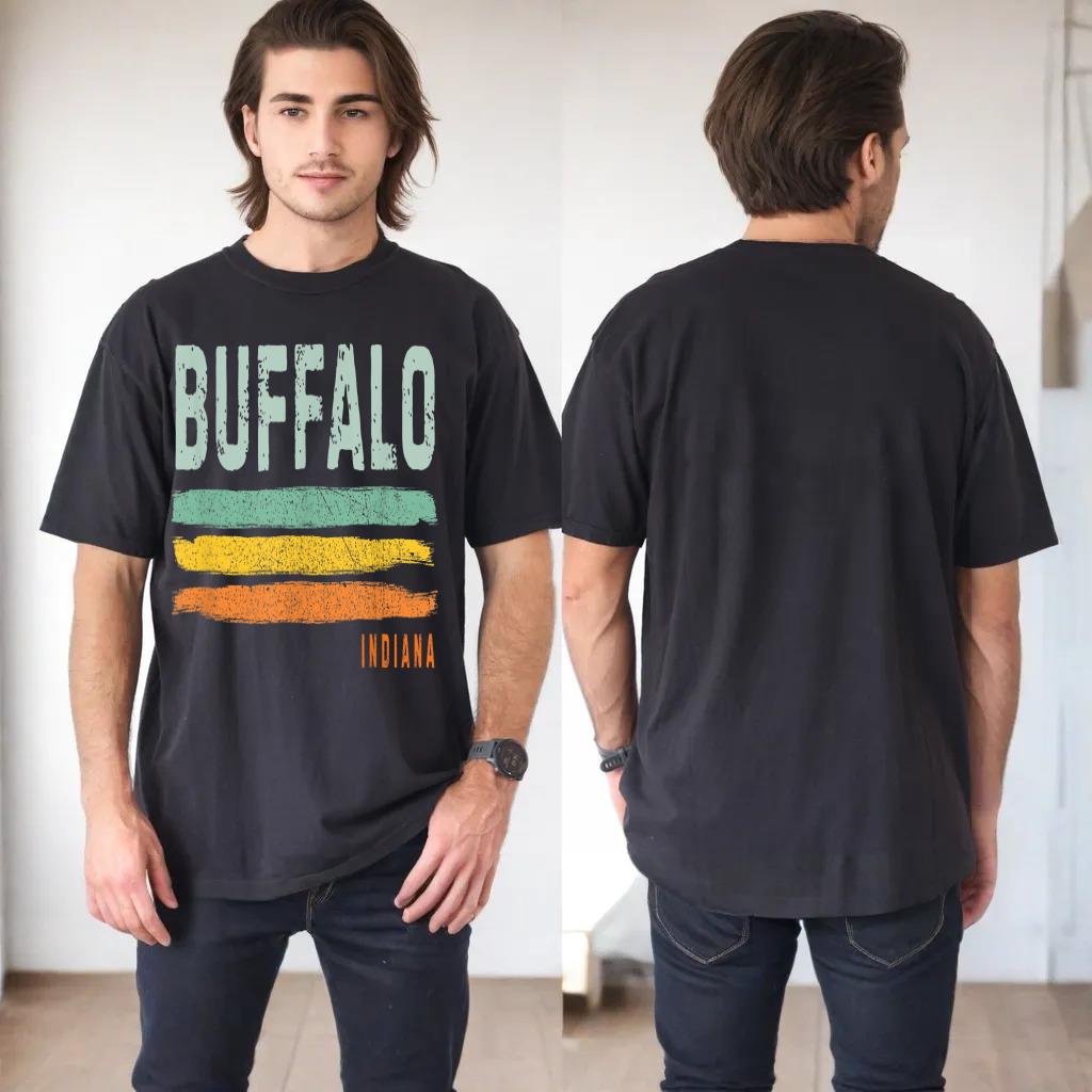 Vintage Stripes Buffalo IN