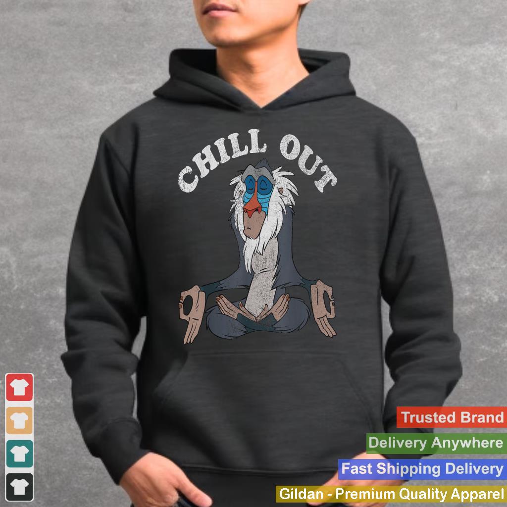 Disney Lion King Rafiki Chill Out Meditation Graphic