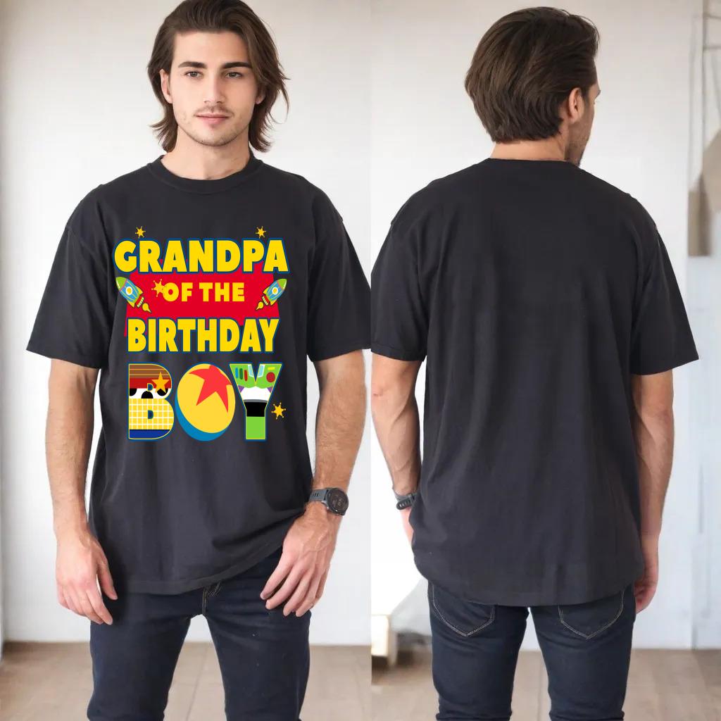 Grandpa The Birthday Boy Toy Familly Matching Story Bday