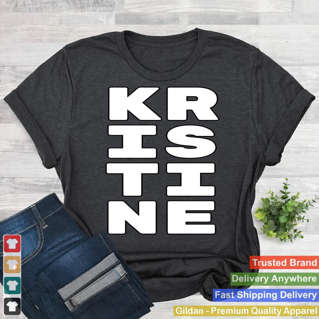 KRISTINE Personalized Retro Girls Custom KRISTINE Name