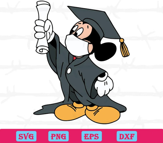 Mickey Mouse Congratulations Graduate Clipart, Design Files