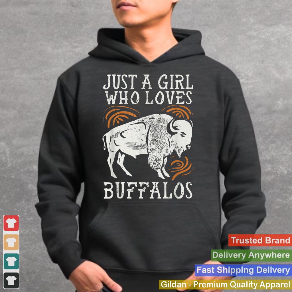 Just A Girl Who Loves Buffalos Animal Bison Buffalo Lover_4