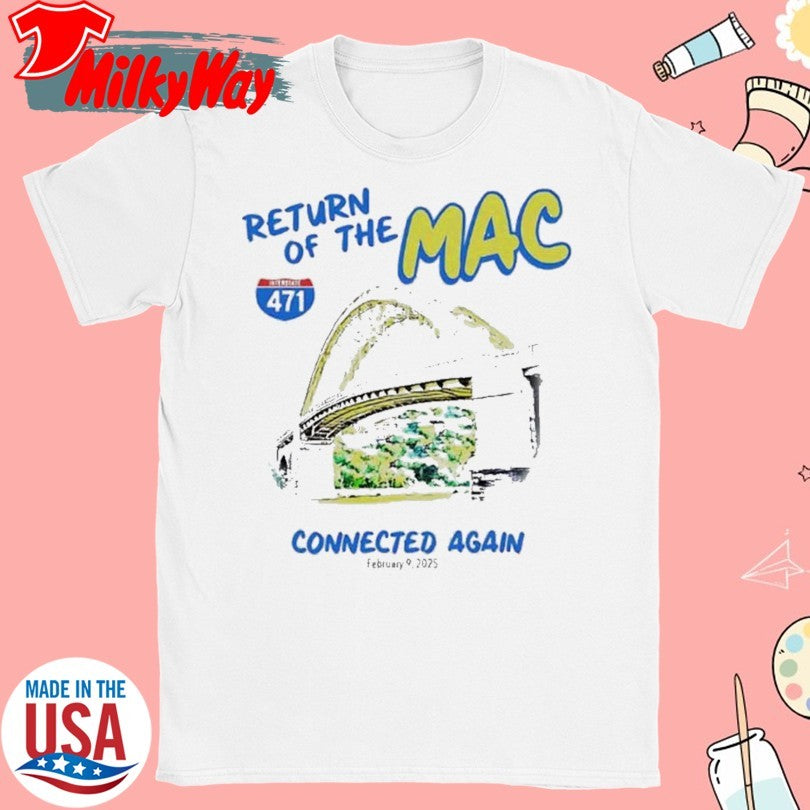 Official Return of the Mac connected again february 9 2025 Shirt