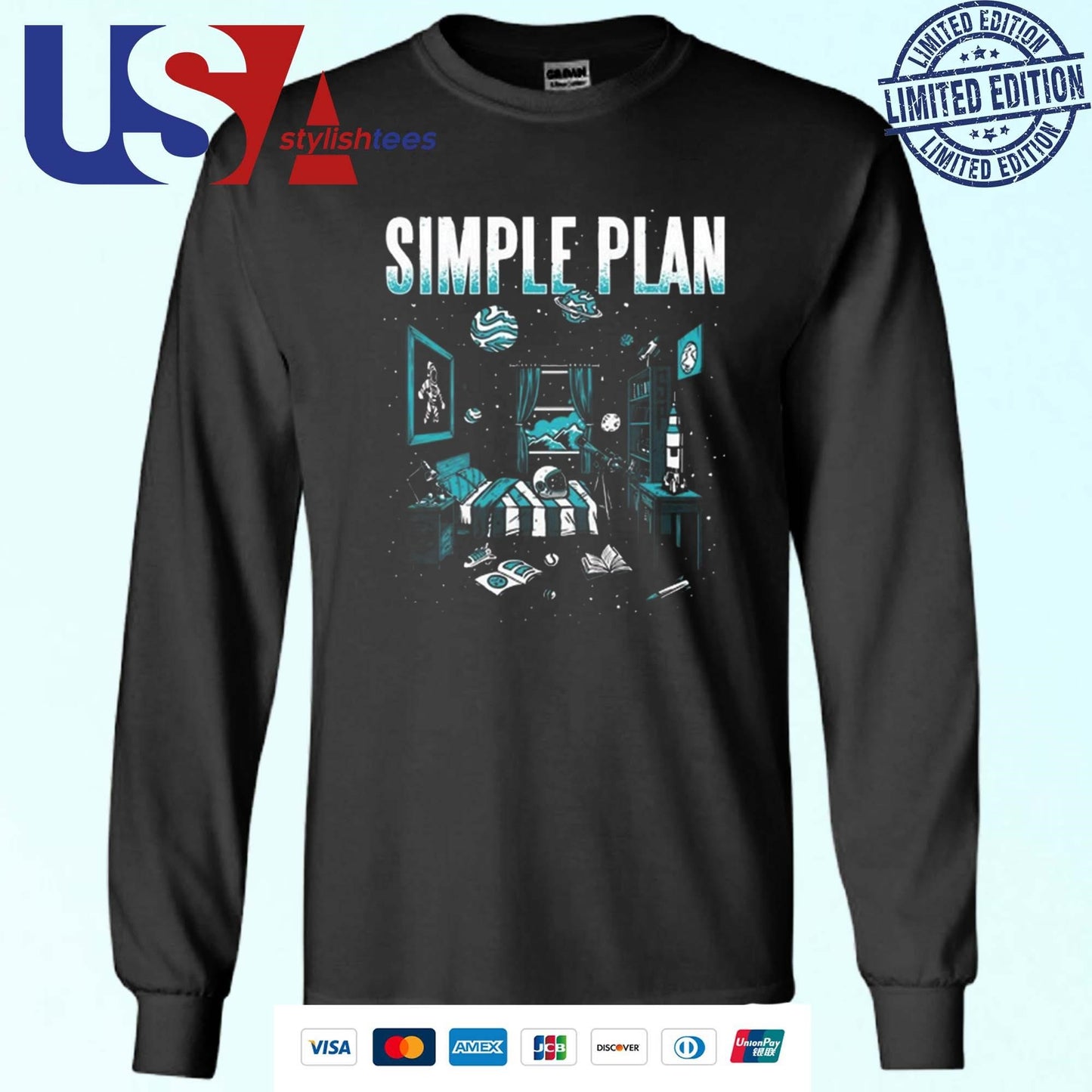 Simple Plan Astronaut Room Shirt