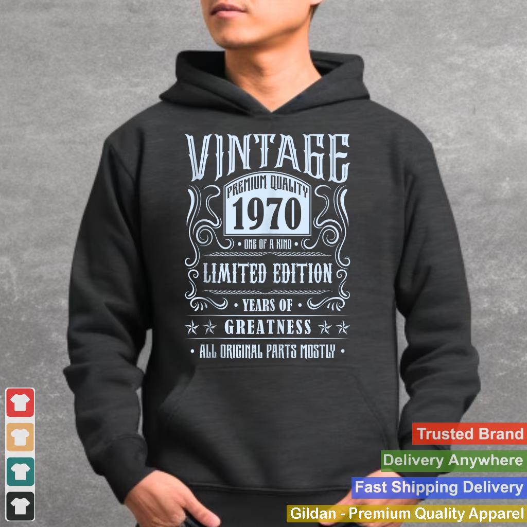 Mens Vintage 1970 T Shirts for Men Retro Funny 1970 Birthday Tank Top