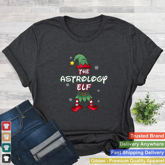 Astrology Elf christmas pajamas pjs matching family group T Shirt