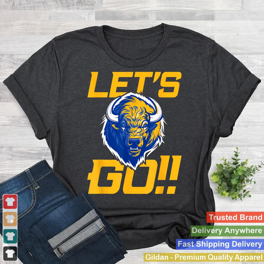 WNY Pride T-Shirt - Yellow & Blue Buffalo - Let's Go Buffalo