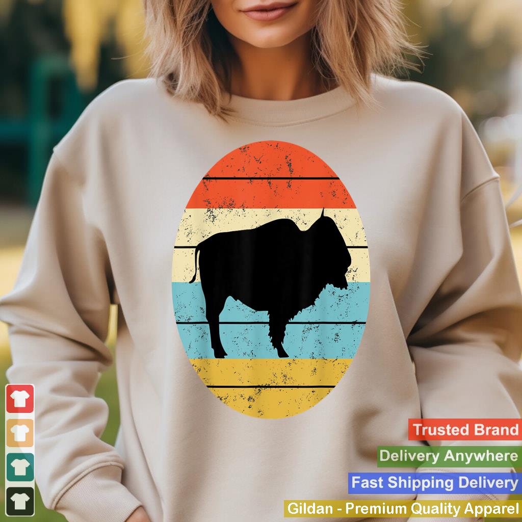 Vintage Buffalo Retro Bison