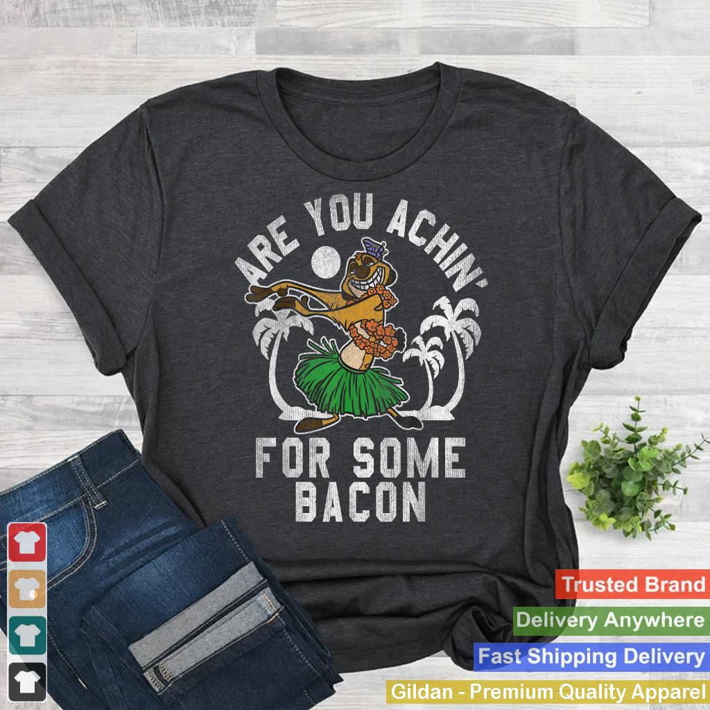 Disney The Lion King Timon Achin' Bacon Distressed Hula