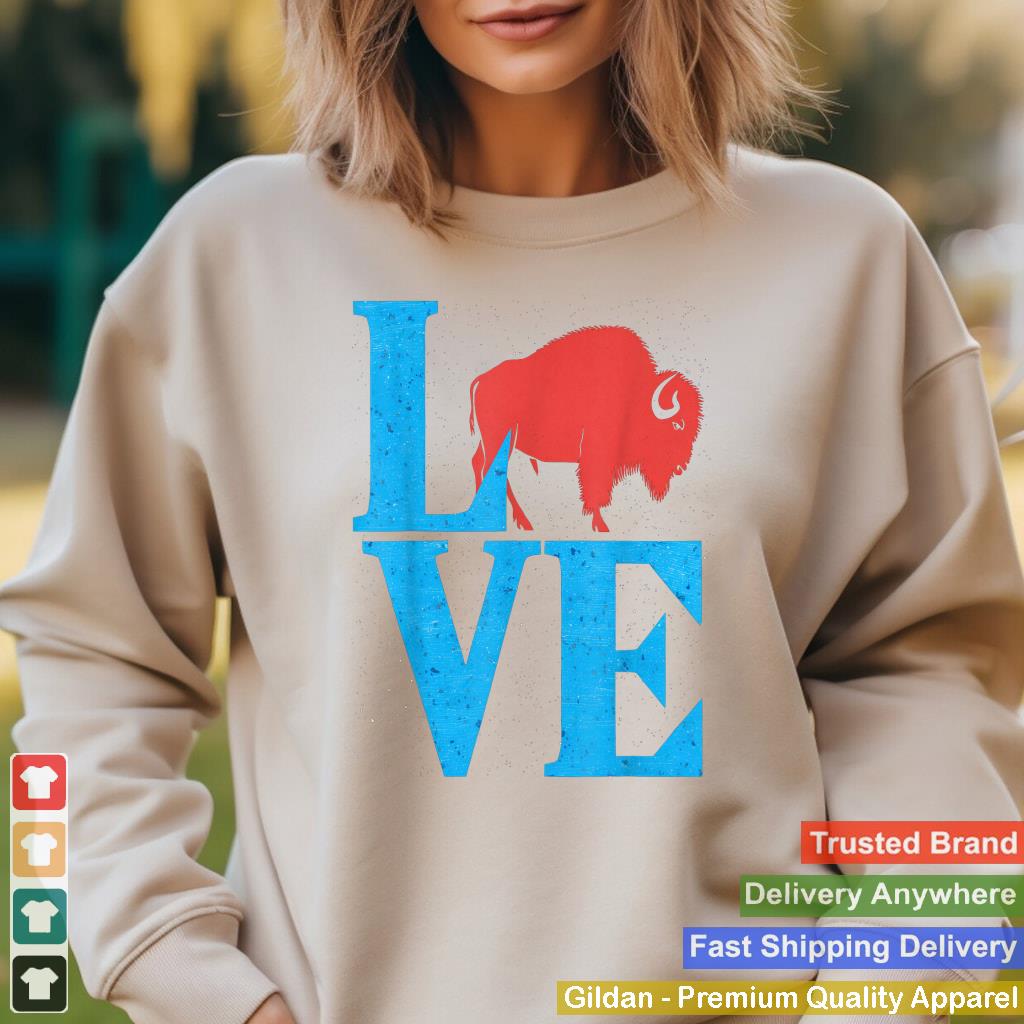 Love Buffalo Wild American Bison Lover Gifts Valentine Day