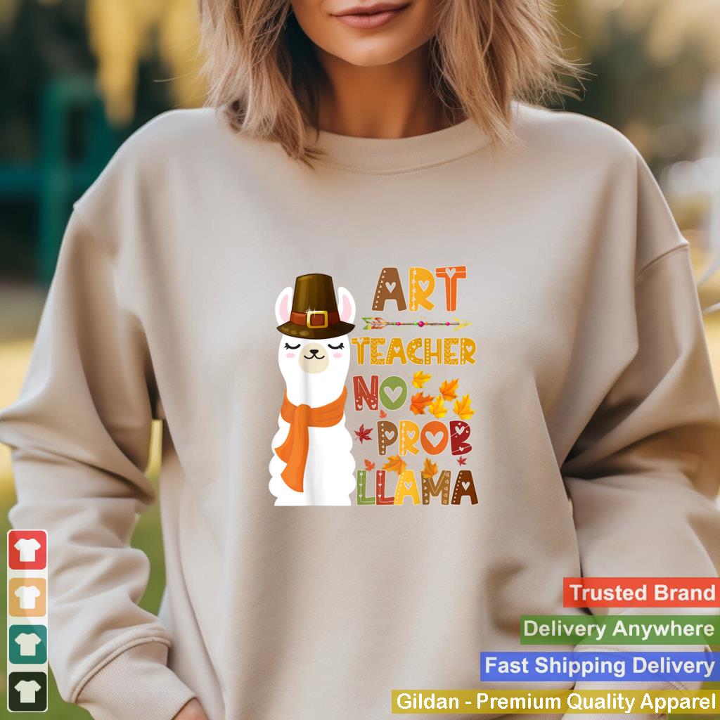 Art Teacher No Pro llama Funny thanksgiving for teacher boy T Shirt