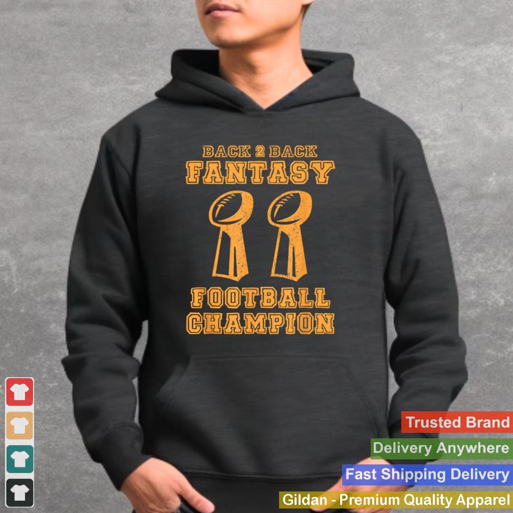 Back to Back Champion Fantasy Football Draft Party Kit shirt