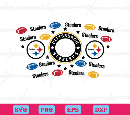 Pittsburgh Steelers Starbucks Wrap, Graphic Design