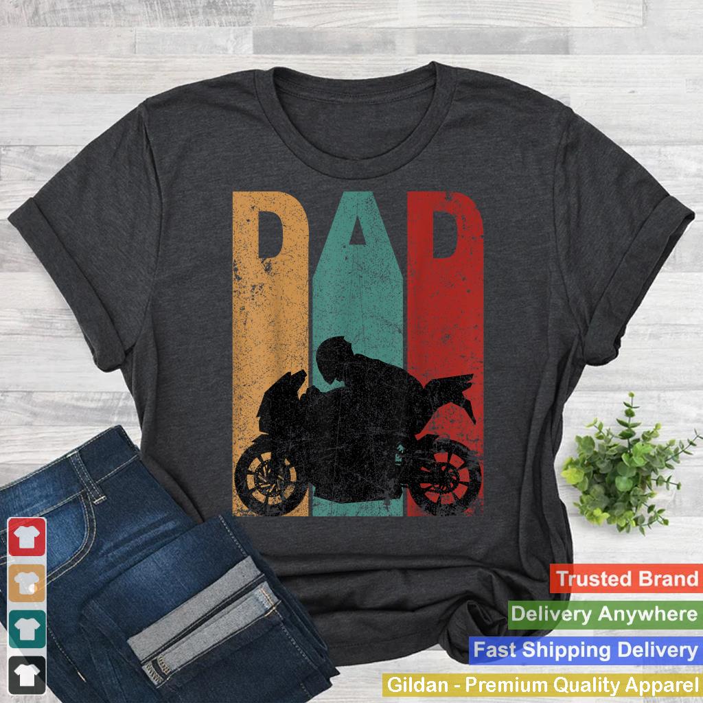 Vintage Sport Bike Dad Fathers Day Gift Biker Motorcycle