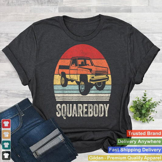 Vintage Retro Classic Square Body Squarebody Truck