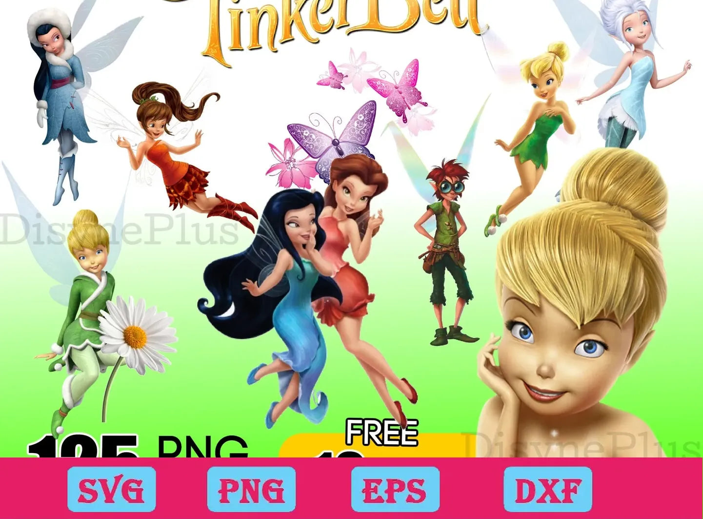 125 TinkerBell png Bundle