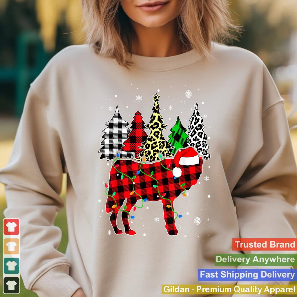 Xmas Wolf Animals Christmas Buffalo Plaid Leopard