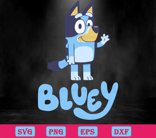 Funny Bluey, Svg Clipart