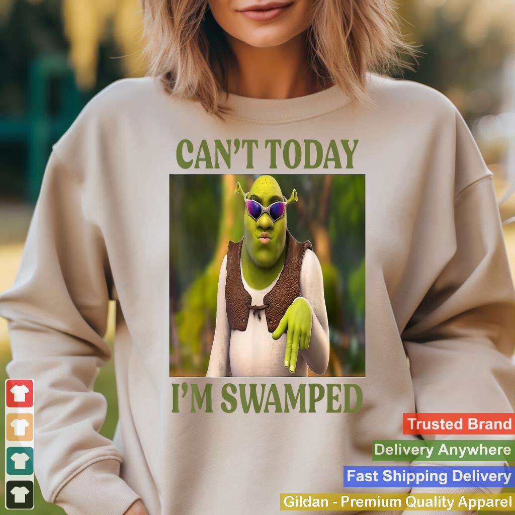 Funny Design Swamped Quote Tee 'Can't Today, I'm Swamped'