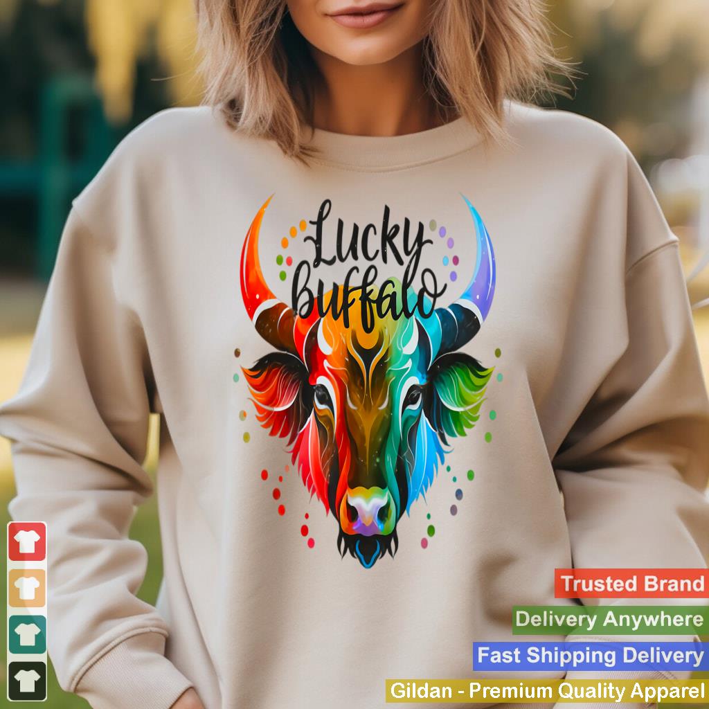 Colorful Lucky Buffalo for Buffalo Lovers