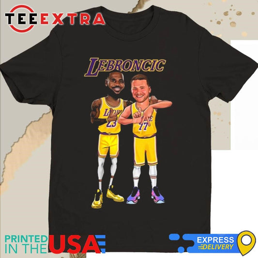 Official LeBron James And Luka Doncic Lebroncic Los Angeles Lakers All Day Everyday Shirt