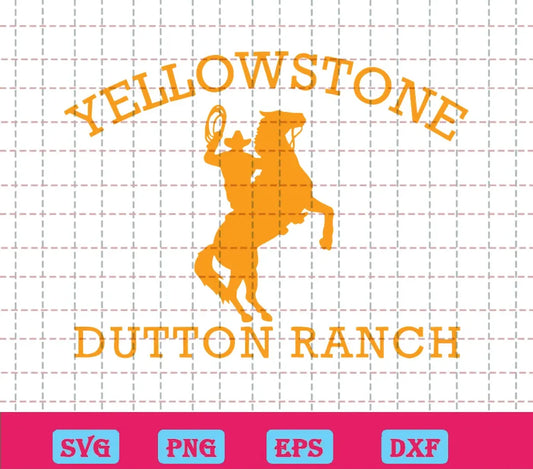 Yellowstone Dutton Ranch Svg Free