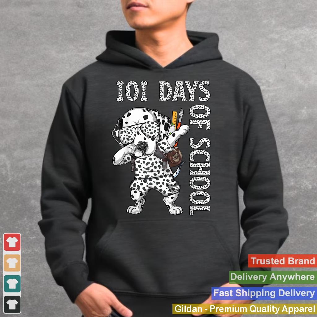 101 Days School Dabbing Dalmatian Dog Teachers Kids