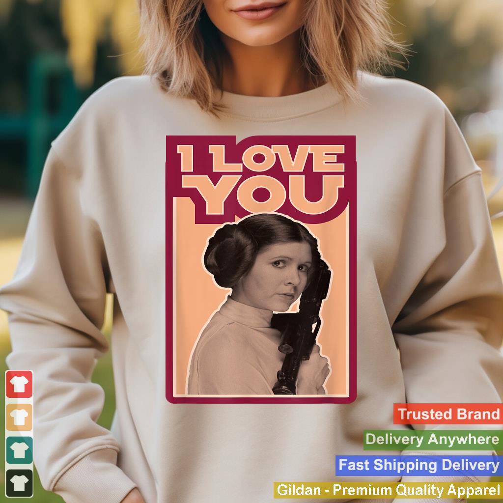 Star Wars Valentine's Day Princess Leia I Love You Vintage