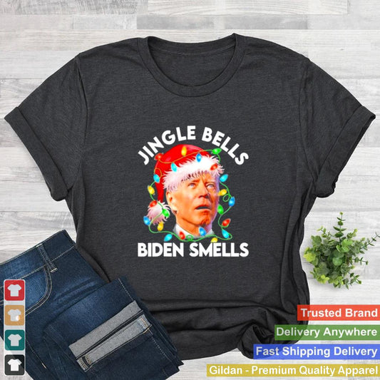 Anti Biden Christmas Jingle Bells Biden Smells Republican Lights shirt