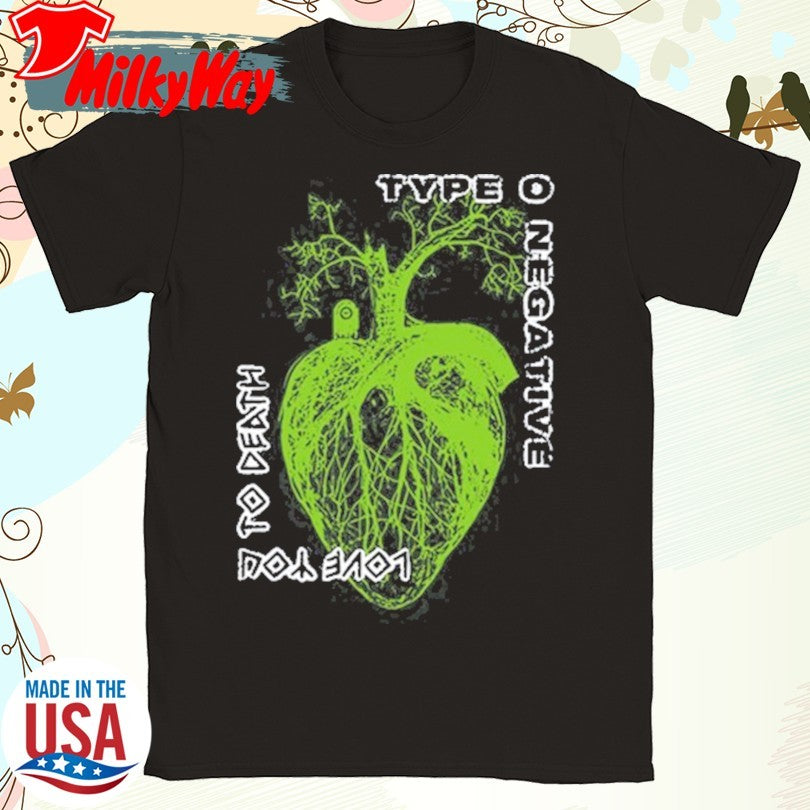 Official Type O Negative Heart You To Death Shirt