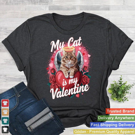 My Cat is my Valentine's Greetings My Cat is My Valentine