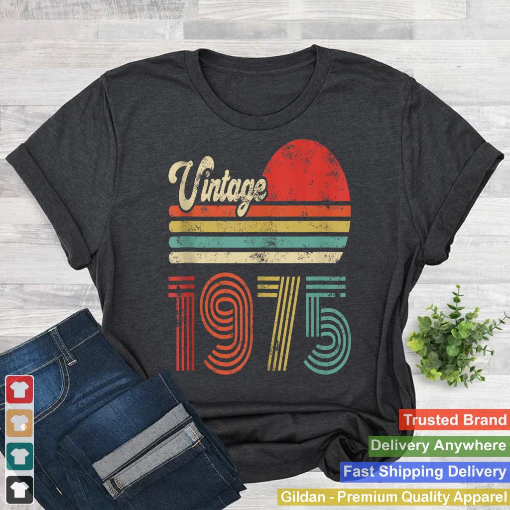 50 Year Old Birthday Vintage 1975 50th Birthday Tank Top