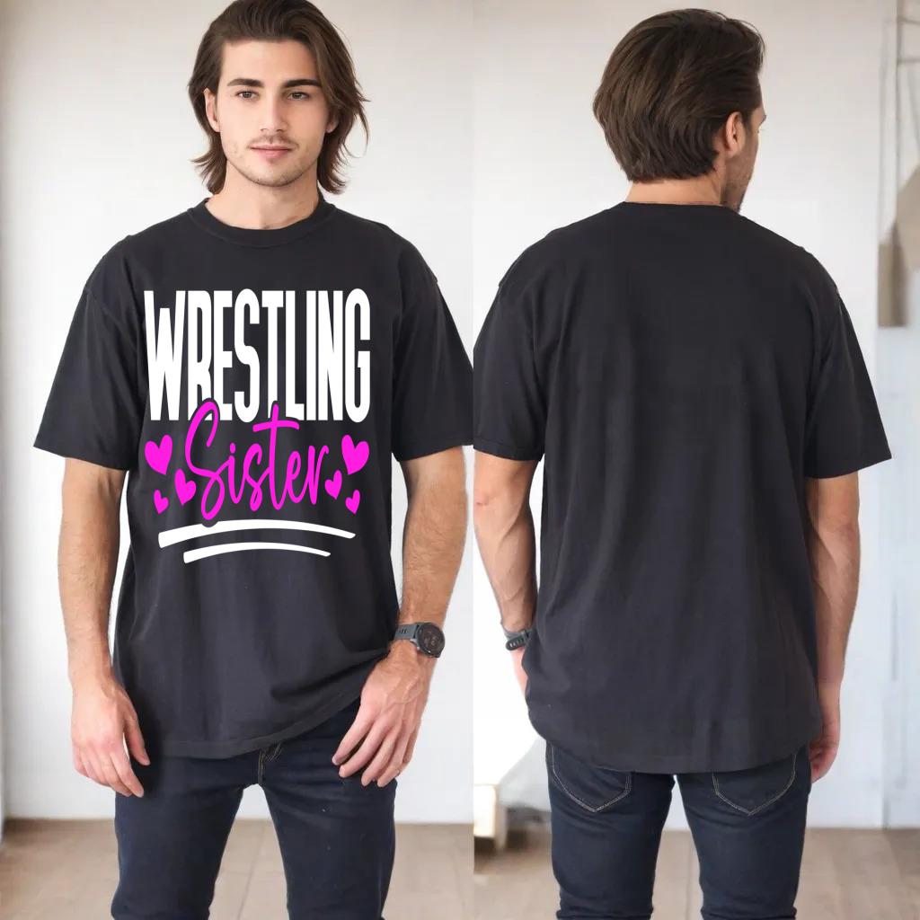 Wrestling Sister Lovers Retro Wrestler