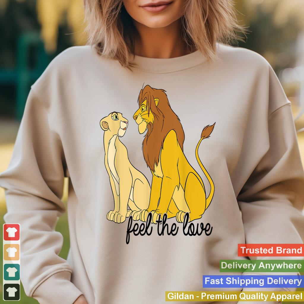 Disney The Lion King Simba & Nala Feel The Love Logo