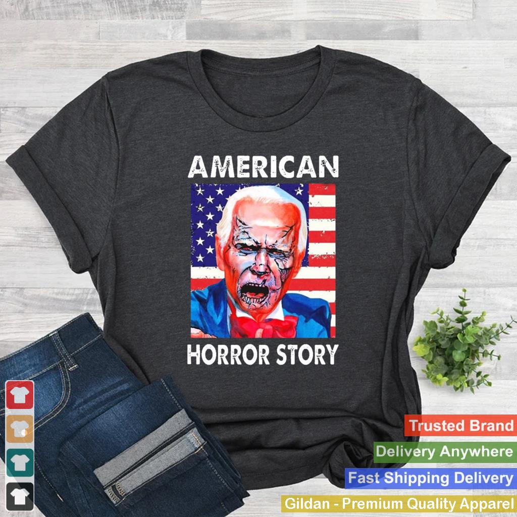 American-Horror-Story-Joe-Biden-Zombie-USA-Flag-Halloween-shirt