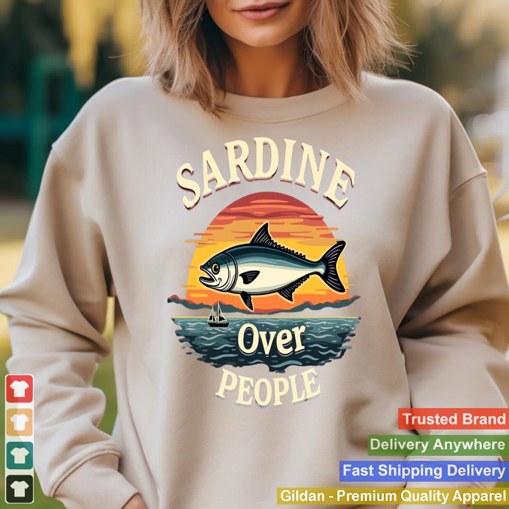 Sardine Over People Men Women Sardines Lovers