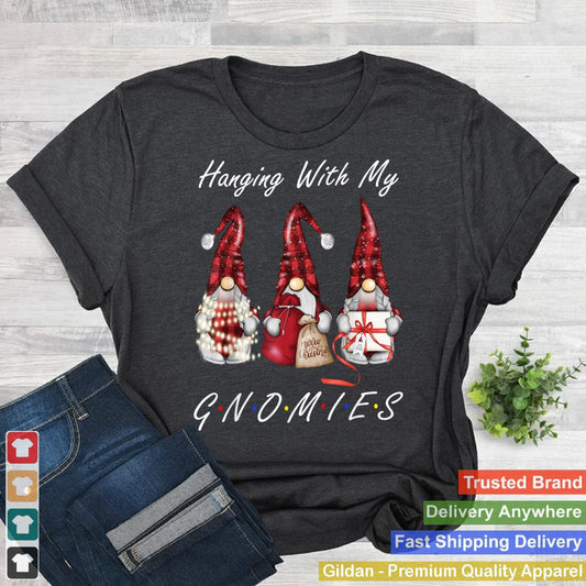 Gnome Family Christmas Shirts for Women Men - Buffalo Plaid