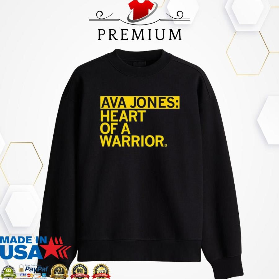 Official Ava Jones Heart Of A Warrior Shirt